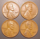 1941 Lincoln Wheat Cent/Penny NMM US Old Coins Collection Lot of 4 (#1)