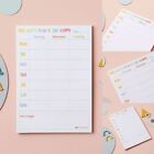 Colorful Daily Work Planner Time Plan Time Planner Weekly Planner Notepad