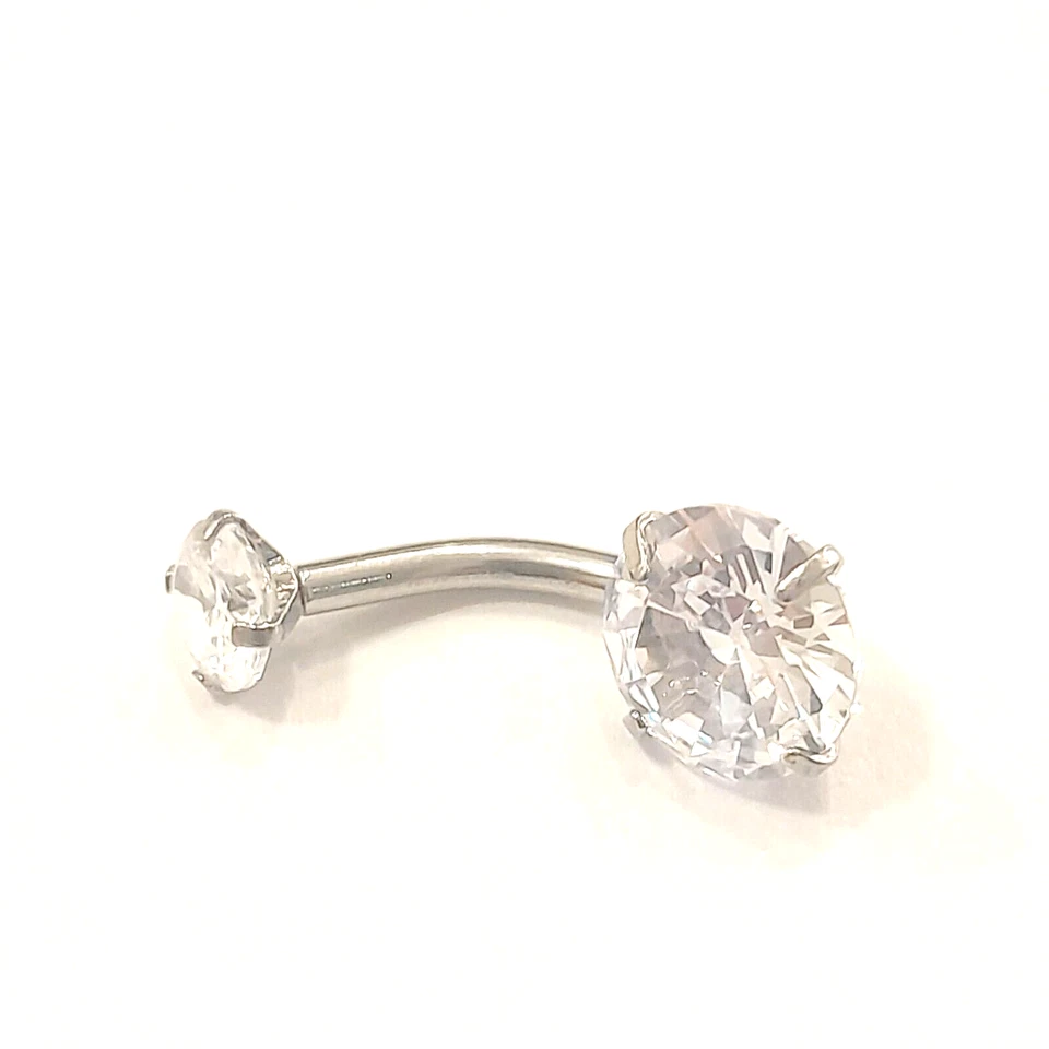 Piercing ombelico Urania preziosi in acciaio chirurgico - Immagine 1 di 1