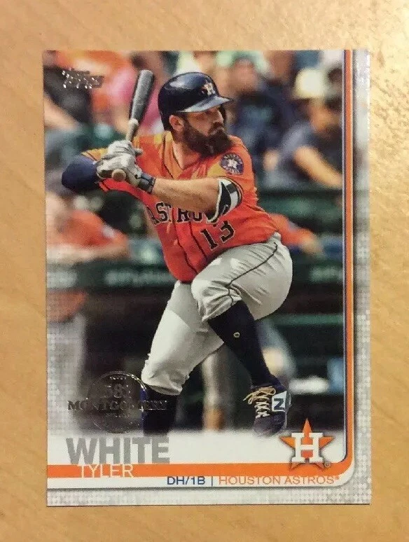 2019 Topps 582 Montgomery Houston Astros Tyler White  #545 SP - Image 1 of 1