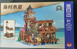 Fischerdorf Ladenhaus Mini Steine Bausatz, Ideen Kreativ 1881 Teile - Bild 1 von 11