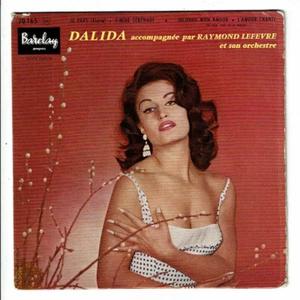 DALIDA Vinyl 45T EP JE PARS - SCHÜCHTERNE SERENADE -LIEBE SINGT -BARCLAY 70165 SELTEN - Bild 1 von 3