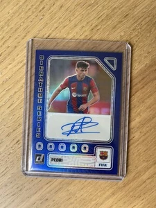 2023-24 PANINI DONRUSS SOCCER PEDRI SIGNATURE SERIES BLUE AUTO /99 SSP #SS-P - Picture 1 of 3