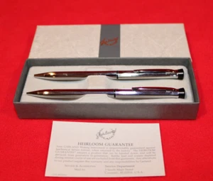 Garland Bubble Top Pen & Pencil Set Original Box - Ad for Myers Pumps Ashland OH - Picture 1 of 2