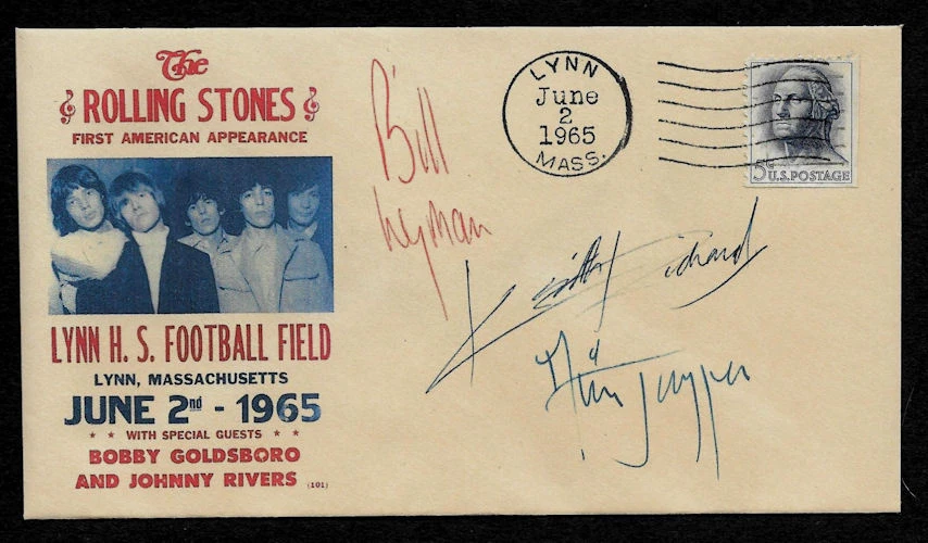 The Rolling Stones First American Concert Featured on Collector Envelope *OP1303 - Image 1 of 1