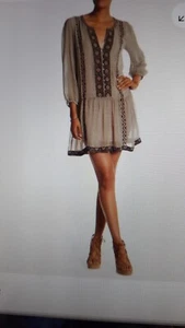 JOIE PARADISO BOHEMIAN BOHO SEIDENKLEID ~ NEU MIT ETIKETT ~ M - Bild 1 von 15