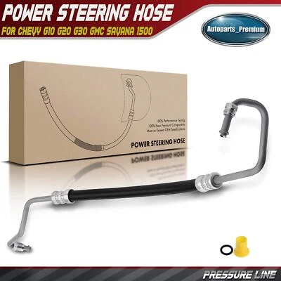 Conjunto de manguera de línea de presión de dirección asistida para Chevy G10 G20 G30 GMC Savana 1500 Foto 1 de 4