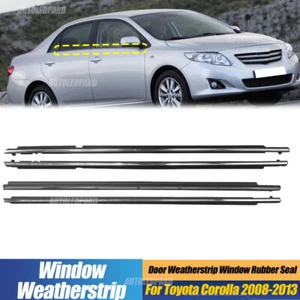 Sellos de moldura para ventana exterior 4 piezas para Toyota Corolla 2008-2013 - Imagen 1 de 11