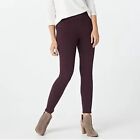 Spanx Jean-Ish® Ankle Leggings In Plum Purple Size Small Shaping Jeggings
