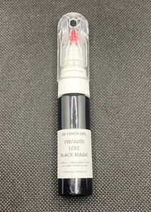 VW/AUDI BLACK MAGIC LC9Z TOUCH UP PAINT PEN/BRUSH FOR SCRATCH CHIP REPAIR - Picture 1 of 2