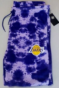 LOS ANGELES LAKERS FELPA UOMO TIE DYE M L XL 2X VIOLA MISTO COTONE NUOVA CON ETICHETTE - Foto 1 di 3