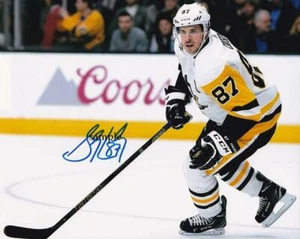 FOTO REIMPRESIÓN SIDNEY CROSBY #1 8X10 FIRMADA AUTOGRAFIADA HOMBRE PINGÜINOS DE LAS CAVERNAS - Imagen 1 de 1