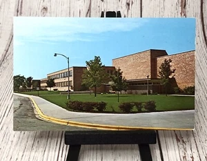 Cartolina d'epoca Aurora IL Illinois West Aurora Senior High School - Foto 1 di 4
