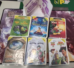 2000 Disney McDonalds Happy Meal Toy Figurine VHS Box Set Sleeved w/ Toy Card - Bild 1 von 12