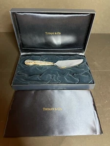 TIFFANY & CO. STERLINGSILBER 1,9 oz DAS GANZE KÄSEMESSER MIT TRAUBENMUSTER - Bild 1 von 5