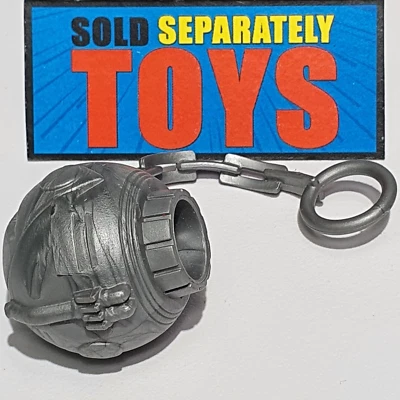 Vtg Cops N Crooks Krusher BALL & CHAIN original C.O.P.S. silver weapon accessory Foto 1 de 4