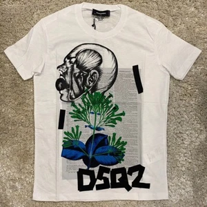 DSQUARED2 Men's Graphic Print Logo T-Shirt Size S - Picture 1 of 6