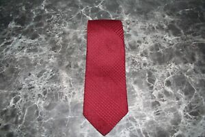 cravate rouge grenat, Wemlon Wembley, polyester