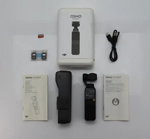 DJI OSMO POCKET 4K VIDEO CAMERA 3-AXIS GIMBAL STABILIZER CAMCORDER & 128GB CARD - Picture 1 of 3