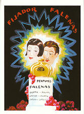 Carte publicitaire Parfum Fijador Falénas   