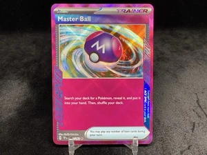 MASTER BALL 153/162 ACE SPEC RARE TRAINER POKEMON TCG: SV05 - TEMPORAL FORCES - Picture 1 of 2