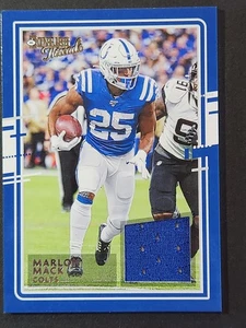 MARLON MACK #33 2020 PANINI DONRUSS THREADS JERSEY COLTS - Foto 1 di 2