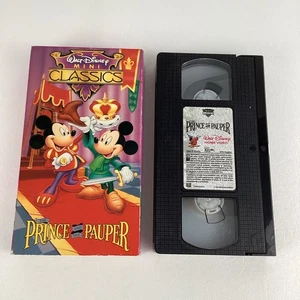 Walt Disney Mini Classics VHS Tape The Prince And The Pauper Vintage Mickey - Picture 1 of 7