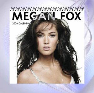 Megan Fox 2026 Wandkalender, Glamouröse Promi Fotografie, moderne Wohndeko - Bild 1 von 6