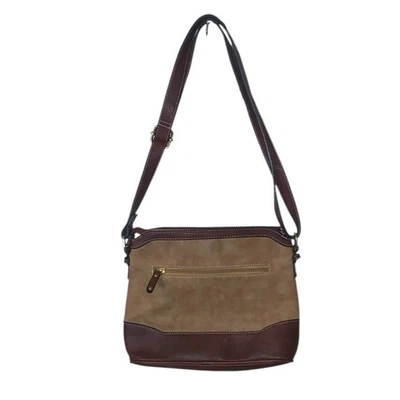 Encantador Bolso Bandolera Charlie Elegante Tostado y Marrón Ajustable Foto 1 de 4