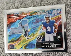 🔥2024 Panini Zenith - State of the Art Malik Nabers #23 (RC)🔥 - Picture 1 of 5