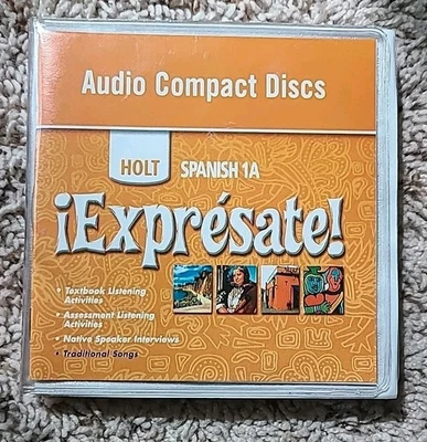 Holt Spanish 1A ¡Exprésate! 6 Audio Compact Discs: Textbook Listening Activities - Image 1 of 4