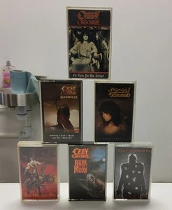 Ozzy Osbourne Cassette Tape Collection- Ozzmosis No More Tears Ultimate Sin L16 - Picture 1 of 3