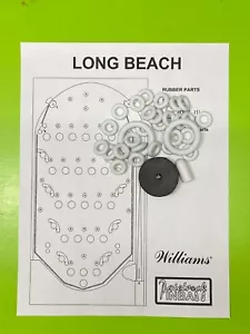 Kit de anillo de goma Williams Long Beach 1952 pinball/máquina de bingo - Imagen 1 de 2