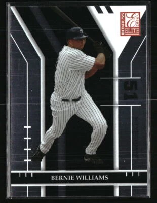 Bernie Williams 2004 Donruss Elite #42 Baseball Card - Image 1 of 2
