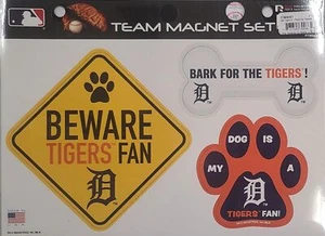 Rico MLB Tigers Pet Themed Team Magnet Sheet - Picture 1 of 1