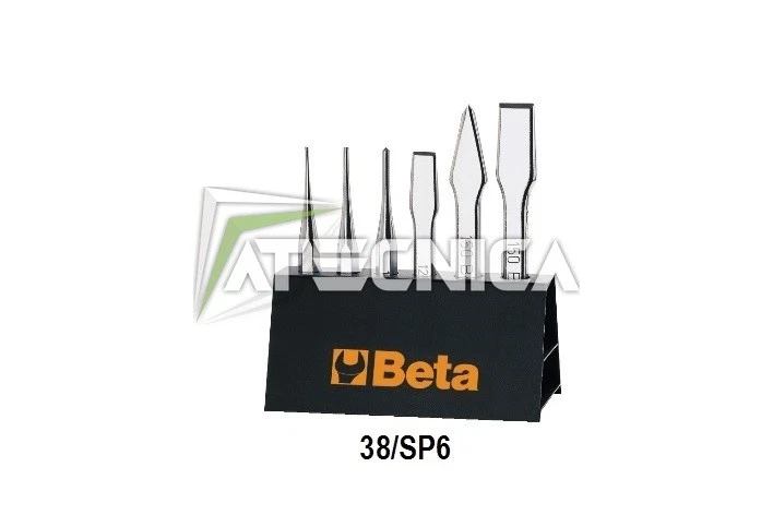 Set di punzoni scalpelli BETA TOOLS 38/SP6  bulini ugnetto BETA 000380009 - Immagine 1 di 1