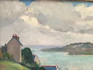 Huile sur toile Paysage marine ile presqu'ile océan Bretagne France bréhat ?Batz - Bild 1 von 8