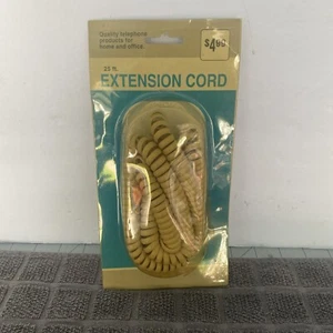 Phone Handset Cord 25 FT White Medium Length - Picture 1 of 6