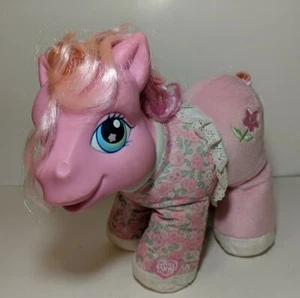 2003 Hasbro My Little Pony Pink Horse Giggling Plush Stuffed Toy Working - Picture 1 of 9
