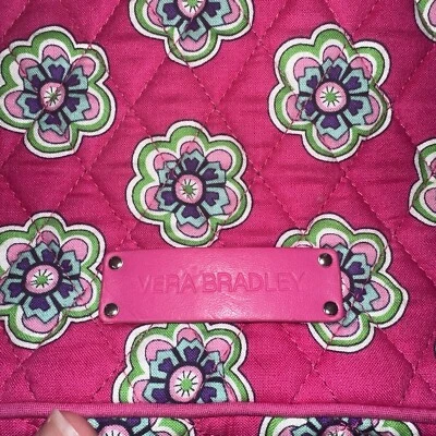 Bolso Bandolera Vera Bradley Triple Cremallera Hipster Cartera Rosa Remolinos Flores *NUEVO SIN ETIQUETAS* Foto 1 de 4