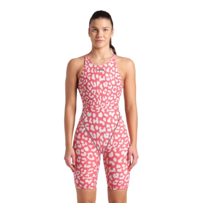 Arena Powerskin ST NEXT Womens Kneeskin Limited Edition - Leopard Geranium - Image 1 of 2