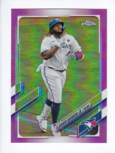 2021 Topps Chrome #167 VLADIMIR GUERRERO JR. Toronto Blue Jays PINK REFRACTOR - Picture 1 of 2