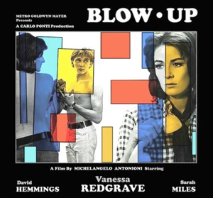 BLOW UP • 11X14" • "COLORBLOCK" POSTER Of The 1966 Antonioni Film • RARE Copy - Bild 1 von 10