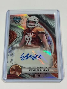 2024 Bowman U Best Refractor Ethan Burke RC Rookie AUTO - Picture 1 of 2