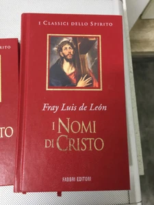 LIBRO I NOMI DI CRISTO DE LEON I CLASSICI DELLO SPIRITO FABBRI Mai Letto - Imagen 1 de 1