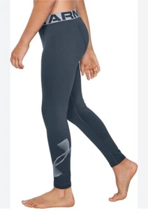 2019 Under Armour Boy's ColdGear Compression Leggings Pants Youth SMALL YSM NWT - Picture 1 of 12