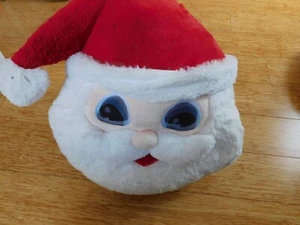 Santa Claus Oversized Head Plush Mask Dan Dee Adult Size Nice (FN) - Picture 1 of 4