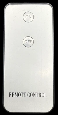 LED Flameless Candle Button Remote Control Silver UNTESTED Model Number 5545546 - Image 1 of 4