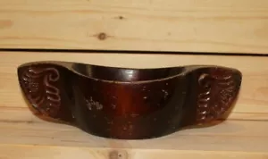Vintage carved wood bowl - Picture 1 of 11