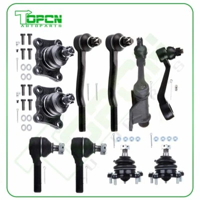 10pcs Front Suspension Ball Joints Tie Rod For 1986-89 Toyota Pickup 4Runner 4WD - Image 1 of 4